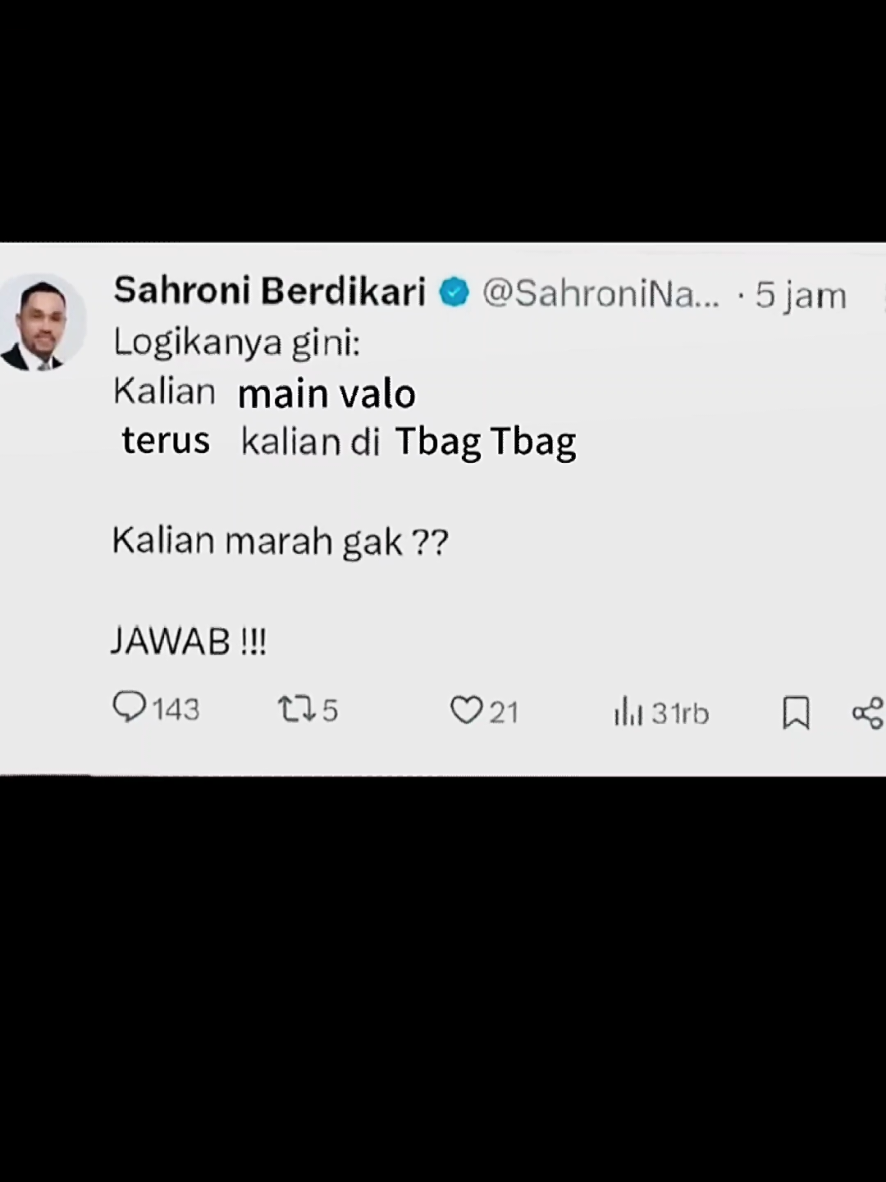 udh Tbag2, di seriusin dikit malah draw🗿. #CapCut #Valorant #tengil #xcyzba #fyp 