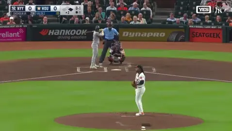 Yankees take the series opener against the Astros #yankees #astros 