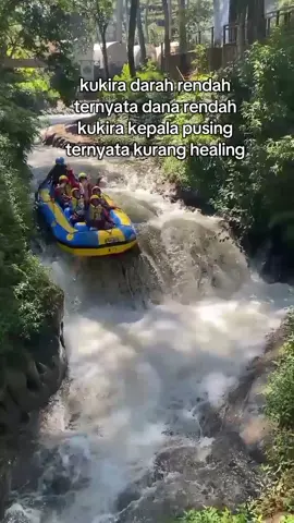 ternyata kurang healing 😅  #rafting #raftingpangalengan #pangalengan #wisatajabar #healing 