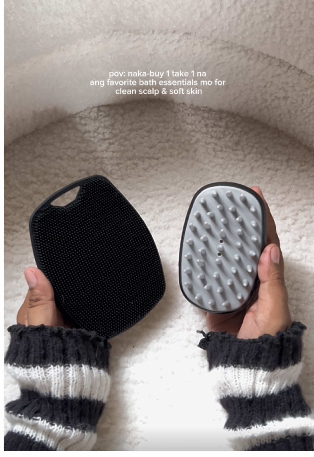 No more balakubak and dry skin #bathessentials #scalpmassager #bathscrub #siliconescrubber #scalpscrub 