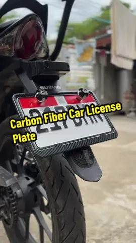 Dagdag protection sa license plate natin mga boss #carbonplateholder #plateholder #plateprotector #platenumberprotector #fyp 