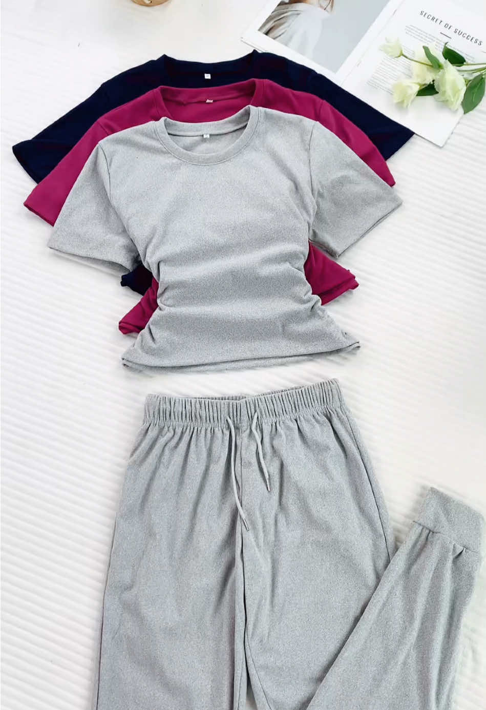 This 3 - piece set is a game - changer for your casual looks! Super soft, cute colors, and perfect for on - the - go days. Grab yours now! #3PieceSet #CasualFashion #ComfyOutfits #EverydayStyle #MustHave