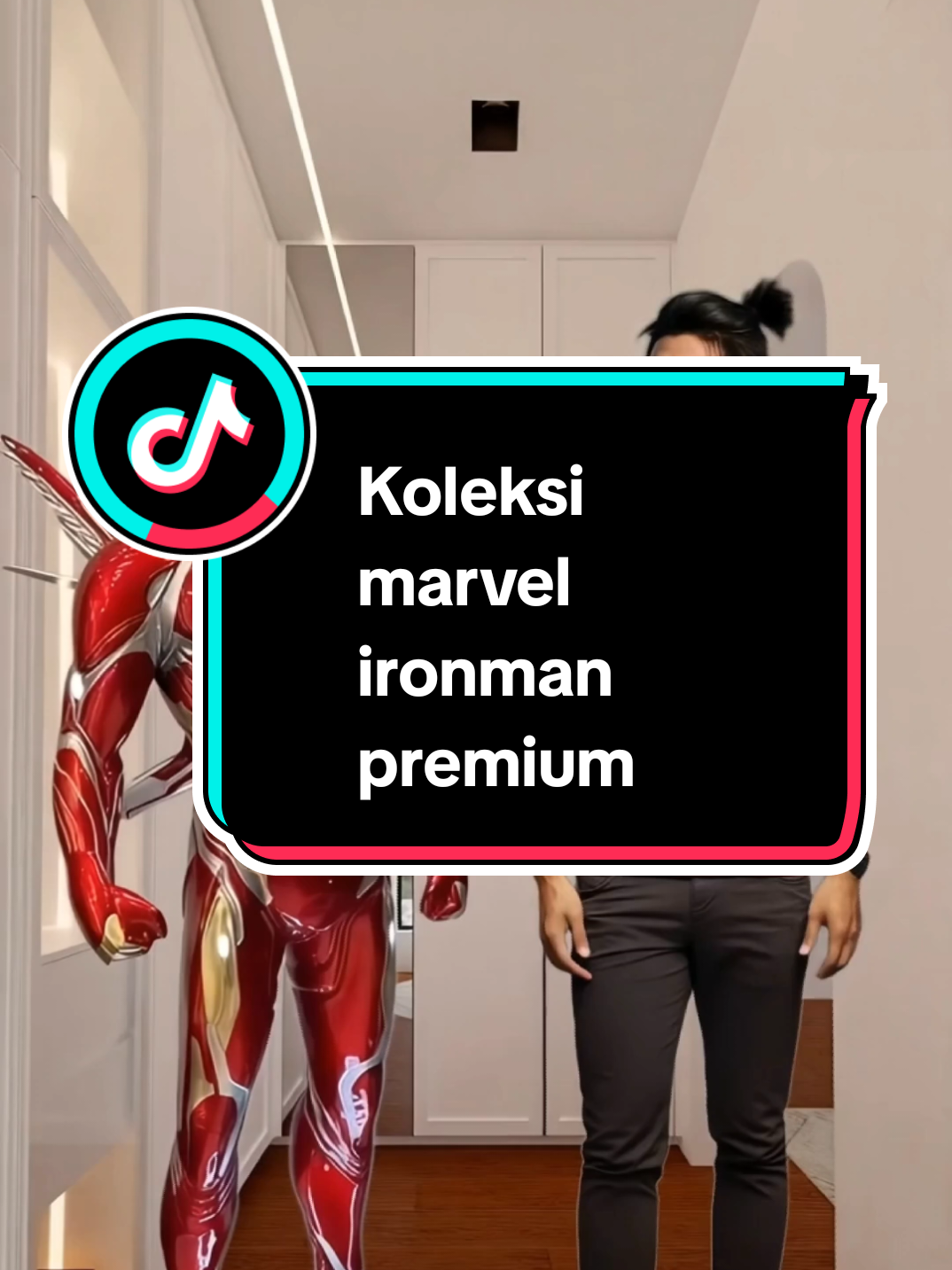 Hiasan level gila padu, terus rasa macam dalam movie Marvel 💥 Letak kat ruang tamu = terus nampak mewah + power gila #IronMan  #marvel #koleksi #foryoupage #foryou 