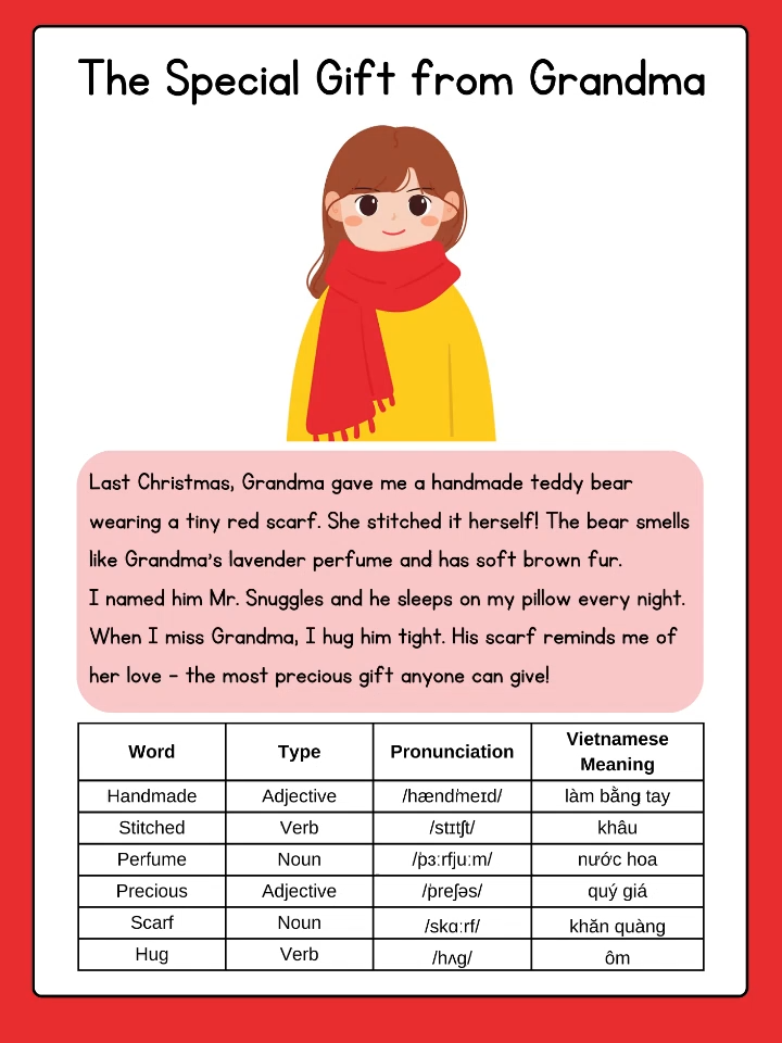 🧸✨ Meet Mr. Snuggles – stitched with love & a tiny red scarf 🎄💝 Grandma’s hugs in teddy form 💜 #PreciousGift #GrandmaLove #TeddyBearMagic #SnuggleBuddy