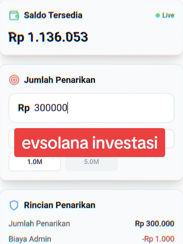 sisihkan uang mu untuk investasi di evsolana 🔥🤑🚀 #evsolanainvestasi #investasipemula #lewatberanda #bisnisonline #fyp 