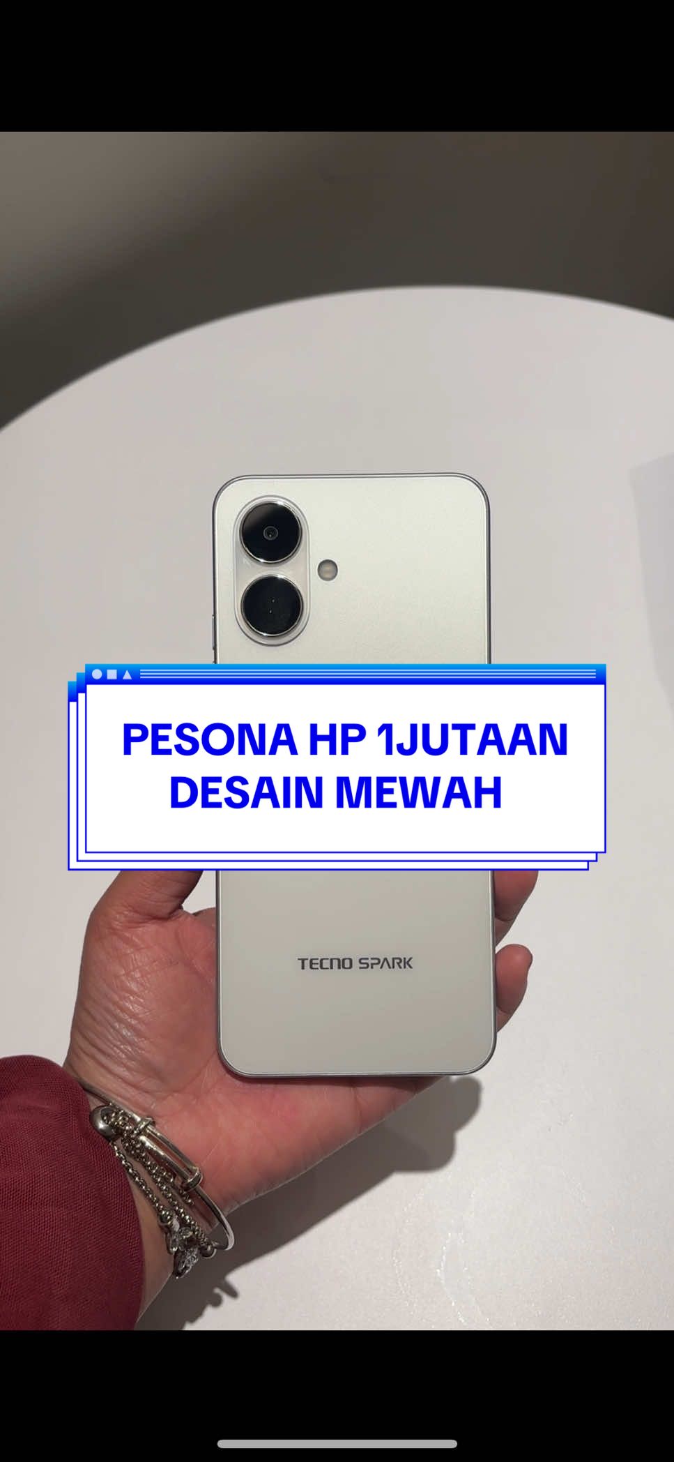 Cakepp banget hp sejutaan ini😍😍  #hp1jutaan #sparkgo2 #tecnojabodetabek #desainmewah 
