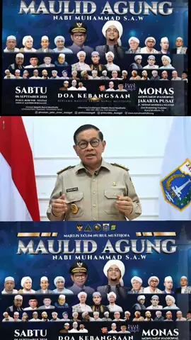HADIR & RAMAIKAN...!! MAULID AGUNG BAGINDA NABI MUHAMMAD SAW. BERSAMA MAJLIS NURUL MUSTHOFA & ALIM ULAMA SEJABODETABEK. HARI & TANGGAL: SABTU, 6 SEPTEMBER 2025 WAKTU: SHOLAT MAGHRIB BERJAMAAH / SELESAI. LOKASI ACARA: MONUMEN NASIONAL ( MONAS ). #maulidnabimuhamammadsaw #maulidnabi #nurulmusthofa  #NurulMusthofaBackToMonas #nurulmusthofaselamanya #habibhasanbinjafarassegaf #habibathosabdullahassegaf #habibaliuraydiyassegaf #ayongaji #istiqomah #maulid #fypシ゚viral #fypシ #fyp 