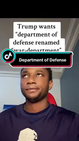 Trump wants “department of defense” RENAMED!!! #defensedepartment #trump #washington 