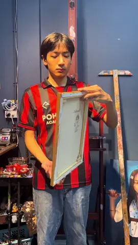 Akaza chachacha งานแฟนนอาร์ตพี่โหน่ง กับ อาคาสะ  #painting #acyrlicpainting #วาดรูป #ดาบพิฆาตอสูร #meme 