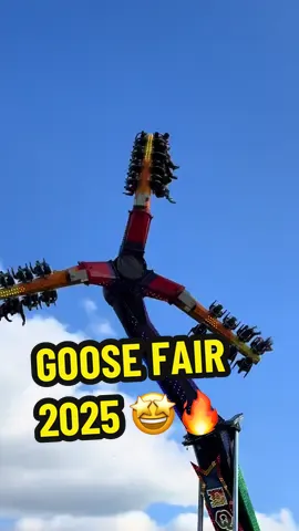 Just a few weeks now until Nottingham Goose Fair returns for 2025! 🤩🔥 #nottinghamgoosefair #nottingham #funfair #uk #fyp 