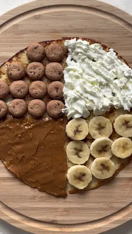 Because you loved it. Another one. “Biscoff Creamy, Cookies, Whipped Cream, Banana” #tastyorwasty #viral #fyp #pancake #dessert 