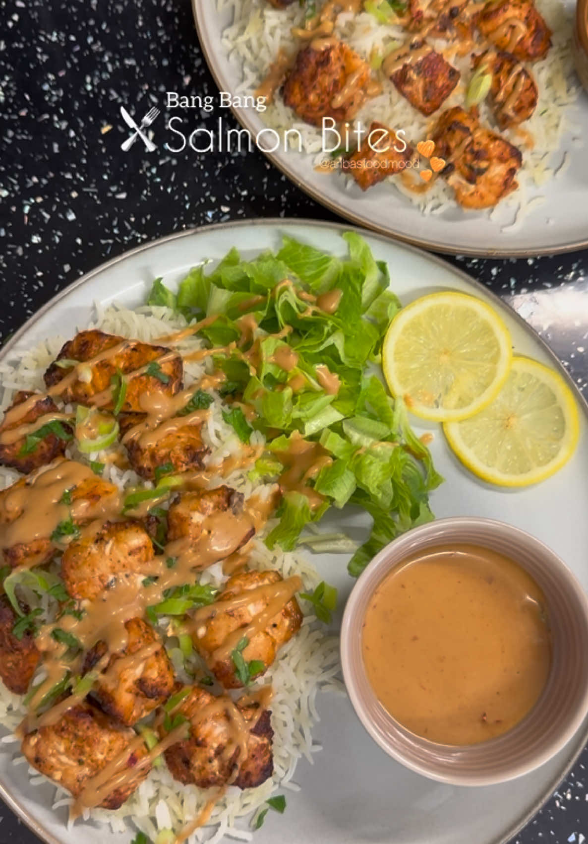 Bang Bang Salmon Bites🍣😋  #bangbang #salmon #Recipe #fyp #for 