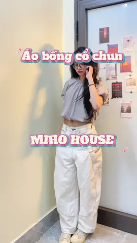 mới tậu được em áo nhà Miho xinh quá nèee #mihohouse #aokieu #aotaybong #oufitstyle 