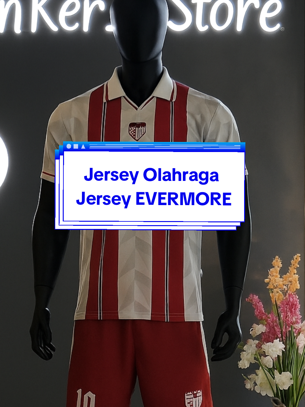 JERSEY EVM RADIANT RUBY Full Printing Free Custom Mylano Dryfit Premium EVERMORE SPORT... #fyppppppppppppppppppppppp #jerseyolahraga #jerseyfutsal #jerseyprinting #jerseycustom 