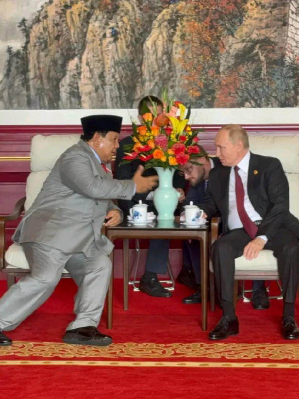 Epic Scene #prabowosubianto #prabowo #putin #xijinping #fyp 