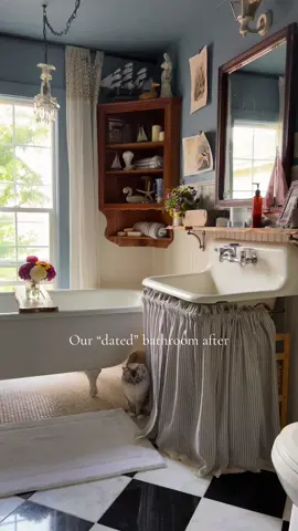 Our house was built on 1942. So the only dated stuff we will be removing is anything prior to that decade. We call it rehabilitating the house. #v#vintagehomeo#oldhomec#cottagecorec#cozyhome