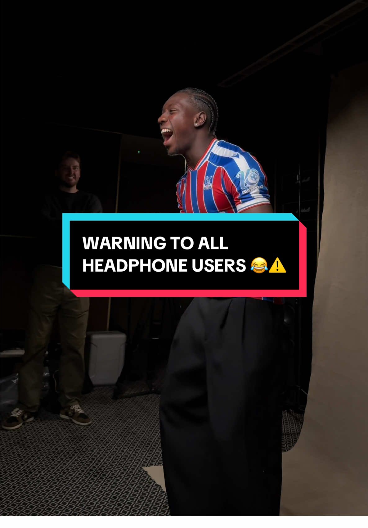 Headphone users you have been warned 😂⚠️ #CPFC #CrystalPalace #PremierLeague #PL 