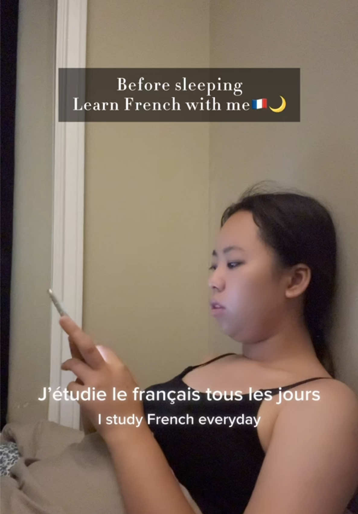 🇫🇷 Day3 | 3 verbs Can you make these phrases in French?🗣️   • I eat everyday. • I work everyday. • I study French everyday. Let’s study little by little;) #learnfrench #studyfrench #studytok #frenchlearning #pingoai  