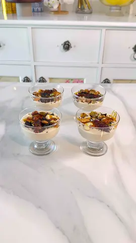 مشروب السعادة وهو التلبينة النبوية لازم تجرّبوها😍#tiktokcookbook #yummy 