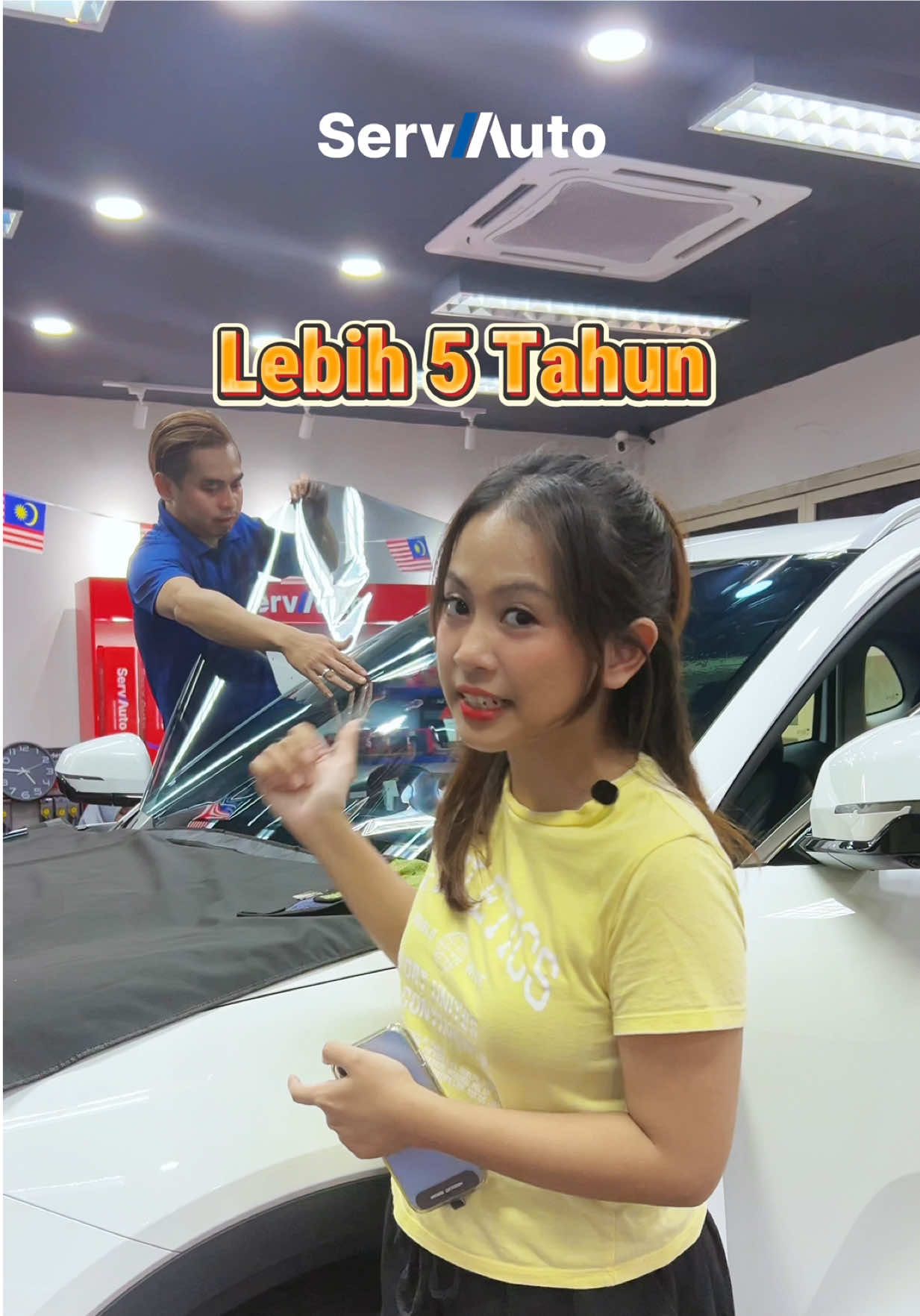Nak tahu tinted ni boleh tahan berapa lama? #servauto #tinted #kereta #tintedgelap #cartint 