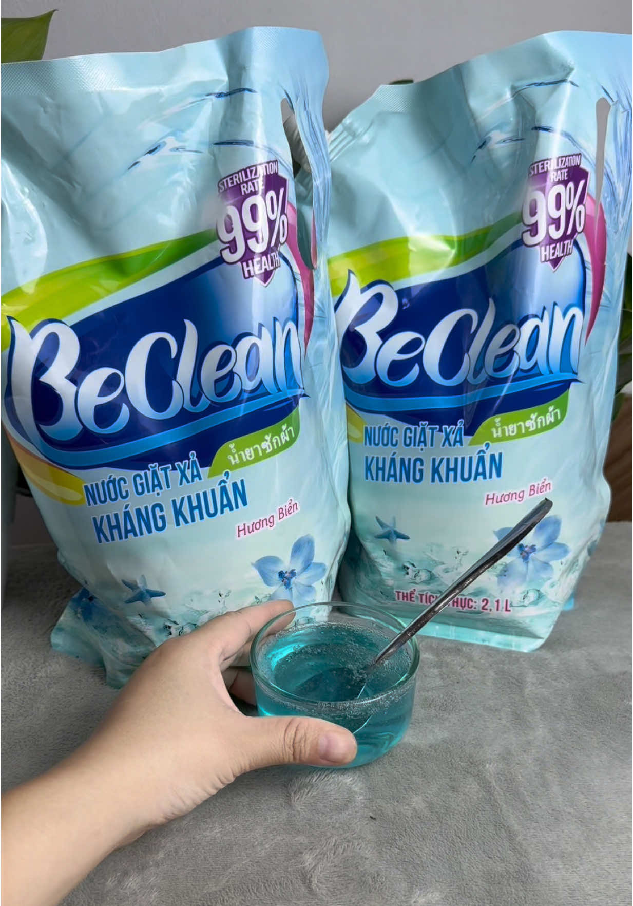 Nước giặt xả BeClean hương biển #nuocgiat #nuocgiatxa  #nuocgiatbeclean #xuhuong #thuymaichaoban 