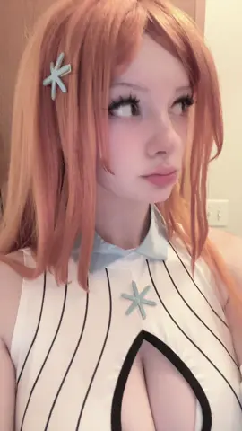 I can’t wait to cosplay ichigo and Orihime w my bae :) he said he loves this costume on me :,) #orihime #orihimebleach #bleach #cosplay #fyp also before you say something abt someone else’s appearance take a realllll good look at ur own^_^ ty (targeted) 