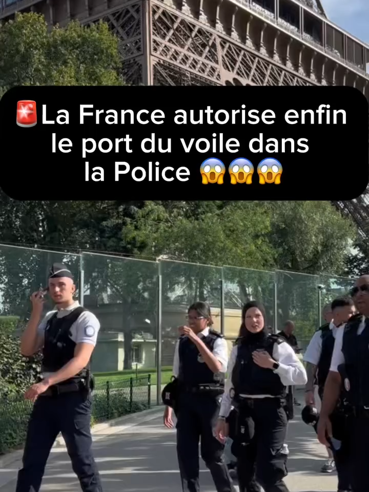 La France autorise le port du voile dans la Police ? #Paris #France #LFI #pourtoii #pourtoipage #pourtoi #algerienne #Palestine #police