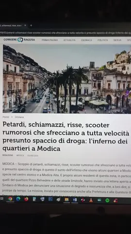 Petardi, schiamazzi, risse, scooter rumorosi che sfrecciano a tutta velocità e presunto spaccio di droga: l’inferno dei quartieri a Modica #modica  #corrierediragusa 
