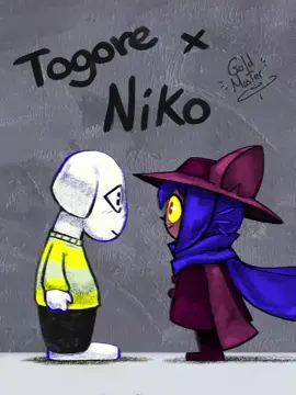 TOGORE X NIKO  I hope I can find someone who sees my vision (I'm so sorry) #meme #oneshot #nikooneshot #deltarune  #togoredreemur 