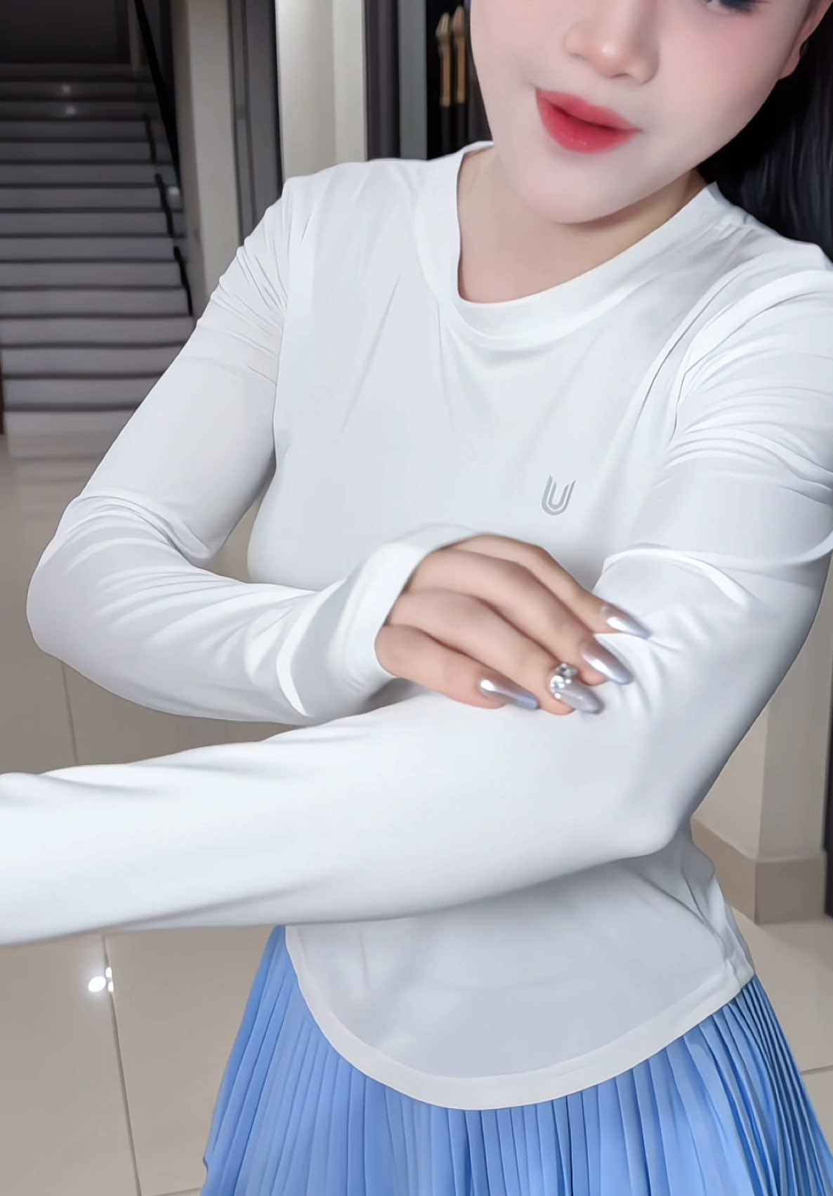 Áo thun lạnh thể thao dài tay nhà #todayuwear mát mướt luôn #xuhuong #aothun #pickleball #golf 