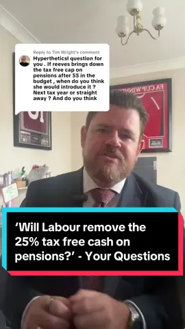 Replying to @Tim Wright  ‘Will Labour remove the 25% tax free cash on pensions?’ - Your Questions There are rumours circulating that the government may consider abolishing one of the biggest benefits of pensions – the ability to take 25% of your pot as a tax-free lump sum. For many people, this tax-free cash is a cornerstone of retirement planning. It’s the part of your pension that you’ve worked hard to build, knowing that when you reach retirement age, you can take a quarter of it out without paying any income tax. So what would it mean if this was taken away? Well, let’s be clear – nothing has been announced officially. At the moment, you still have the right to take 25% of your pension pot tax-free, whether you access it all in one go or spread it across withdrawals. But when governments look for ways to raise tax revenue, pensions are often on the radar. If this allowance was reduced or removed, it could mean paying more tax on the income you draw from your pension, leaving you with less money in retirement. That’s why it’s so important to stay informed. Rules can change, and retirement planning needs to adapt with them. If you’re approaching retirement, it might make sense to take advice sooner rather than later, especially if you were relying on that 25% lump sum to clear a mortgage, make a big purchase, or just provide a financial cushion. The message is this: don’t panic, but do prepare. Nothing is confirmed, but knowing the potential impact helps you plan better. And as always, the earlier you start thinking about your pension strategy, the more options you’ll have if changes do come in. #PensionPlanning #TaxFreeCash #FinancialEducation #RetirementPlanning #MoneyTips 