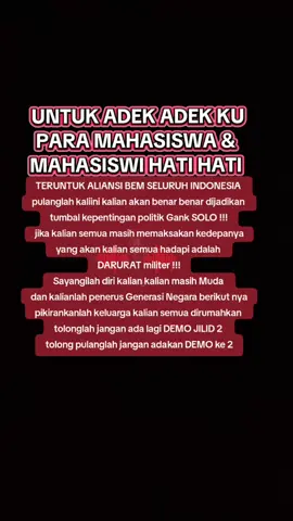 Berita terbaru terupdate hari ini Situasi mencekam jakarta saat ini  Pulanglah kalian semua SOS !!!