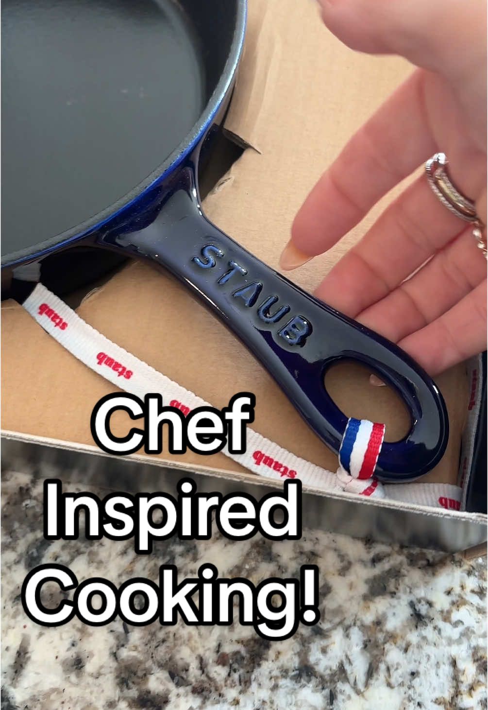 👩‍🍳 Bring chef-quality cooking into your kitchen with the legendary STAUB fry pan! Crafted in France and trusted by top chefs around the world, STAUB is known for their premium cast-iron cookware. Unlike traditional cast iron, STAUB’s unique enameled coating means you never have to season it—just wash with soap and water, and it stays good as new 🙌. Easy to clean, easy to maintain, and built to last a lifetime. Perfect for searing, frying, baking, or even going from stovetop to oven. 🍳 ✨ And now, for the first time, these iconic pans are available right here on TikTok Shop! Don’t wait—this is your chance to own a piece of cookware that chefs everywhere swear by.@QVC, Inc  #qvc #staub #cooking #chef #frypan #pan #KitchenHacks #CookingHacks 