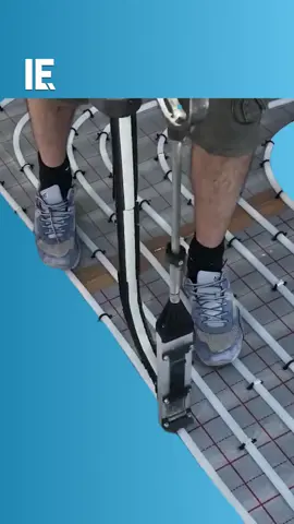 This tool makes it so much easier to staple down PEX pipes! 🎥 nample / IG