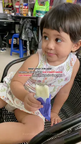 Karna terbiasa jarang makan gula-gulaan, jadi Kiara udah mulai paham, mana yang baik buat dia 🥹 goodjob bayikuuu 🥹❤️