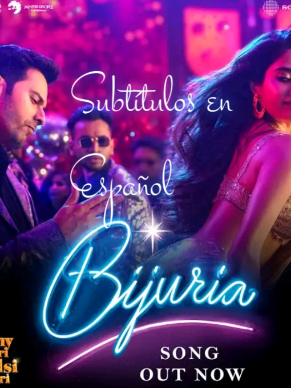 Bijuria/subtitulos en español✨🎶🌸 #bijuria  #varundhawan  #bollywood  #viral  #jhanvikapoor 
