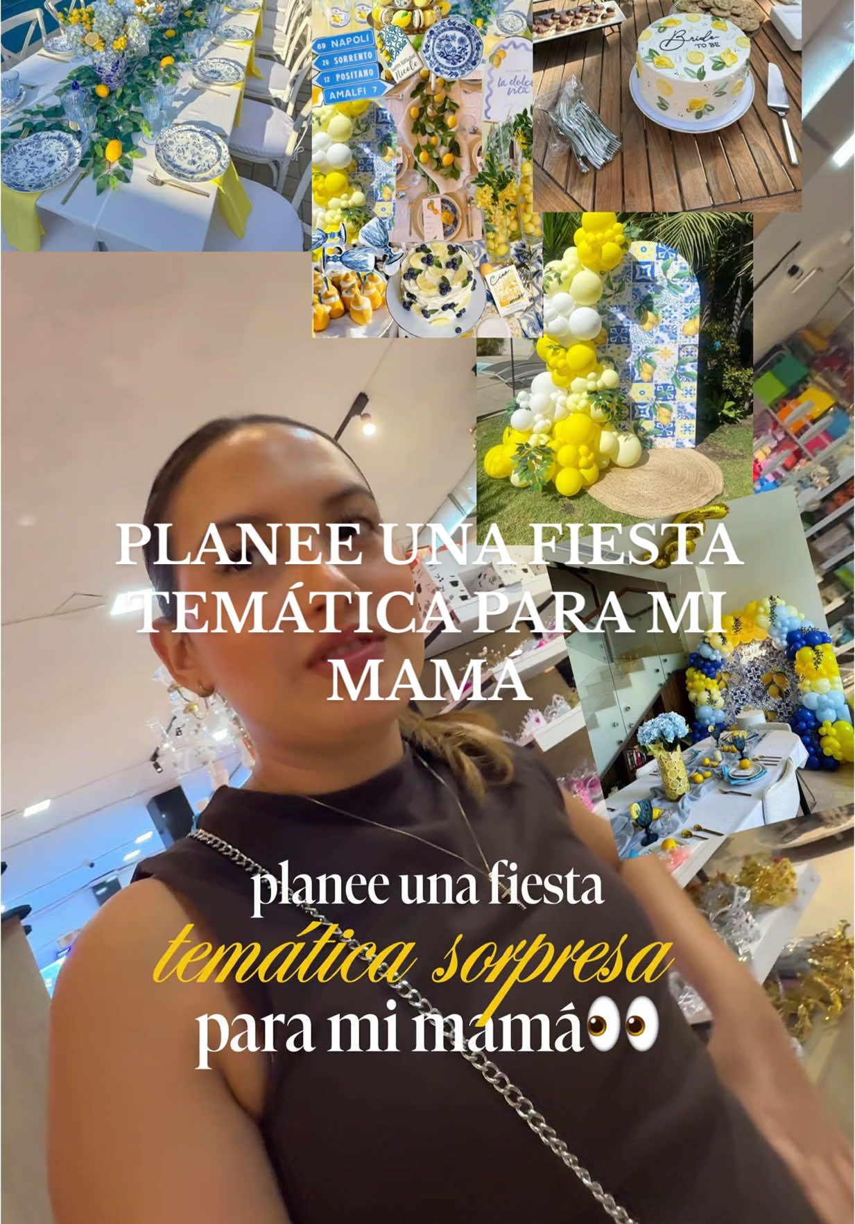 Planee una fiesta temática para mi mamá que no le gustan las fiestas🤭👀 AMEEEEE TODO #cumpleaños #fiestasorpresa #tematica #fiestatematica #mammamia #mama #planeando 
