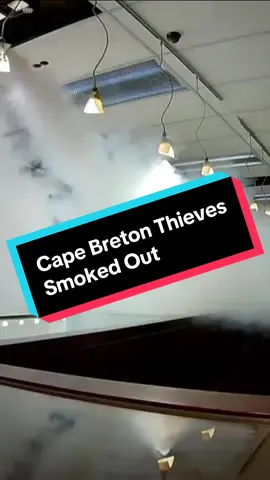 Two thieves had their plan foiled when they broke into a Cape Breton jewellery store on Friday. Smoke machines were activated and the break-in lasted around 45 seconds. #capebreton #novascotia #atlanticcanada #jewelry #theft 