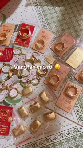 Vàng lên cao rùi, lại muốn mua tiếp😀#xuhuong #tietkiem #vang 