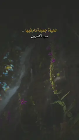 ثروة الانسان هي حب الآخرين 🤍🤍✔️