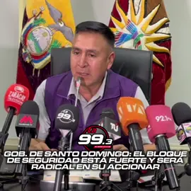 🛡️🚔 SE REFORZARÁ EL ACCIONAR POR LA SEGURIDAD EN SANTO DOMINGO. El representante del Ejecutivo en Santo Domingo, Crnl. Miguel Quezada - Gobernador. Indicó que habrá más efectividad en los operativos a producirse en las próximas horas luego de una reunión del Consejo de Seguridad Provincial junto a instituciones de seguridad, justicia y GAD’s. Cámara de Comercio, Industrias y Turismo. 🎙️ Te Mueve, te informa. Somos La99Radio, 99.3 FM – Santo Domingo. 📍Síguenos en todas nuestras redes como @la99radio #la99radio #noticias99 #santodomingo #seguridad 