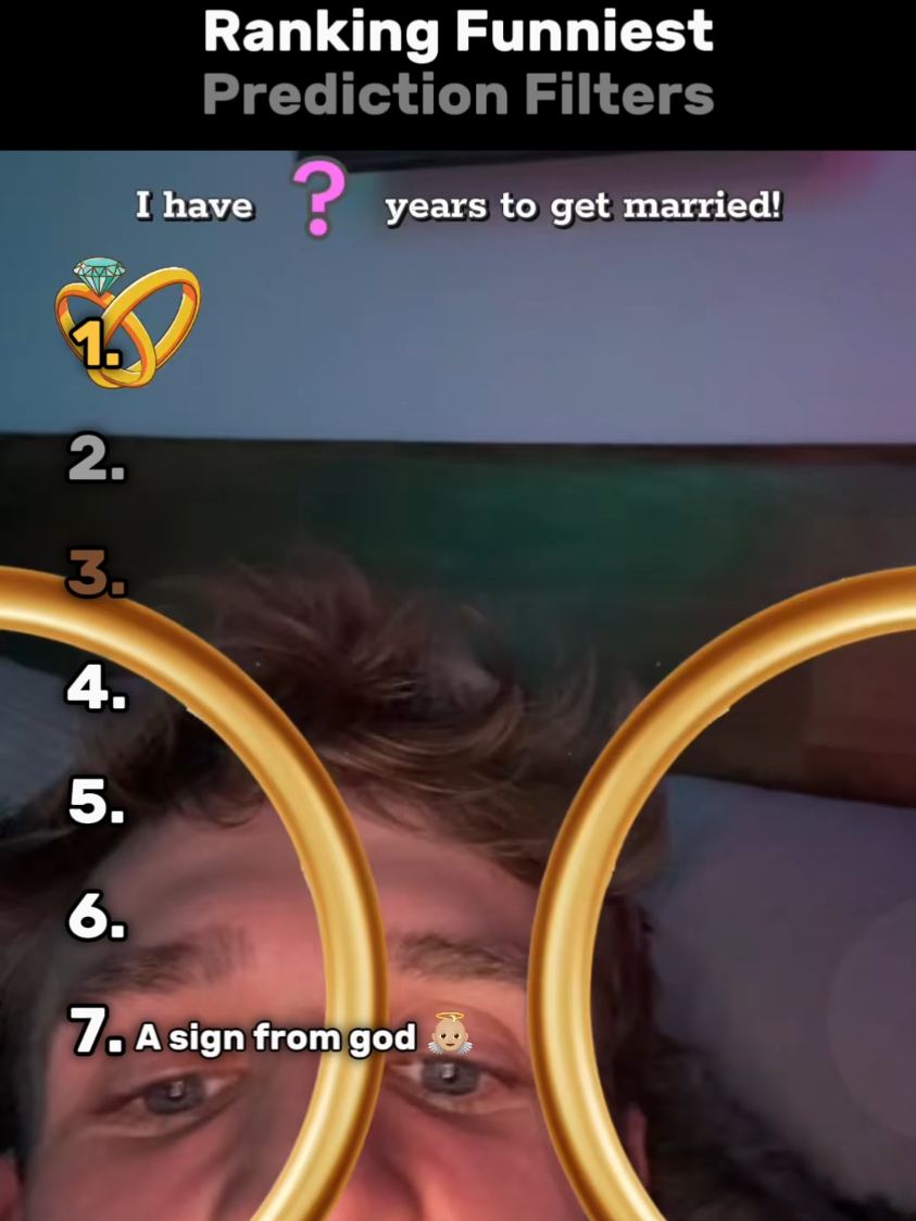 Ranking The Funniest Prediction Filters😂❤️ #ranking #tiktok #funnymoment #moments #predictions 