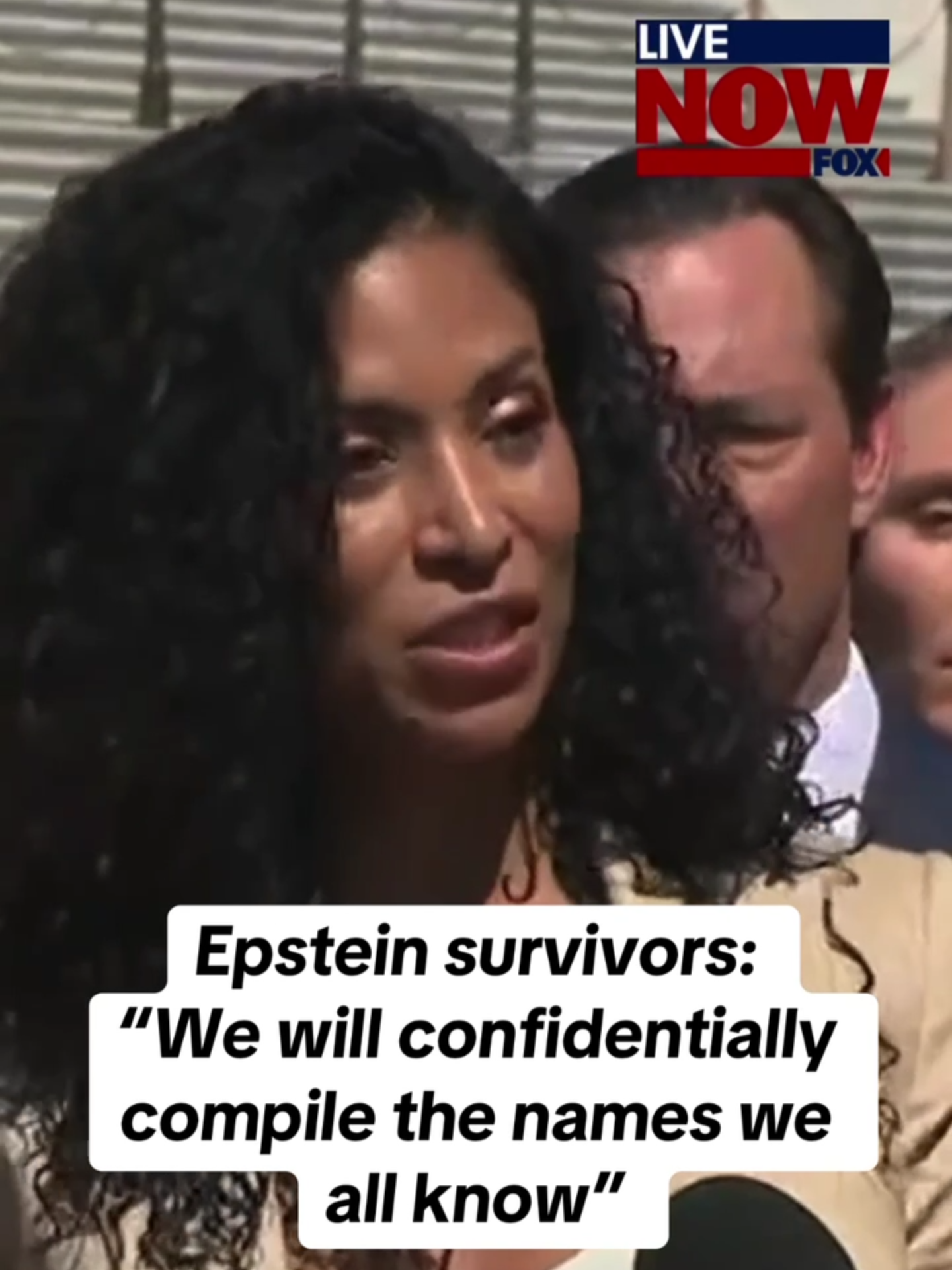 'We know the names:' Epstein survivors announced during a press conference Wednesday with lawmakers that they are creating their own list. #epstein #epsteinfiles