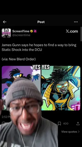 “Static Shock is COMING TO THE DCU”😭🤯🥹#dccomics #dcu #staticshock #virgilhawkins #xeds 