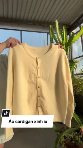 Áo xinh 💕 #aocardigan #aolen #aodetkim #aolen #reviewthubancan_ 