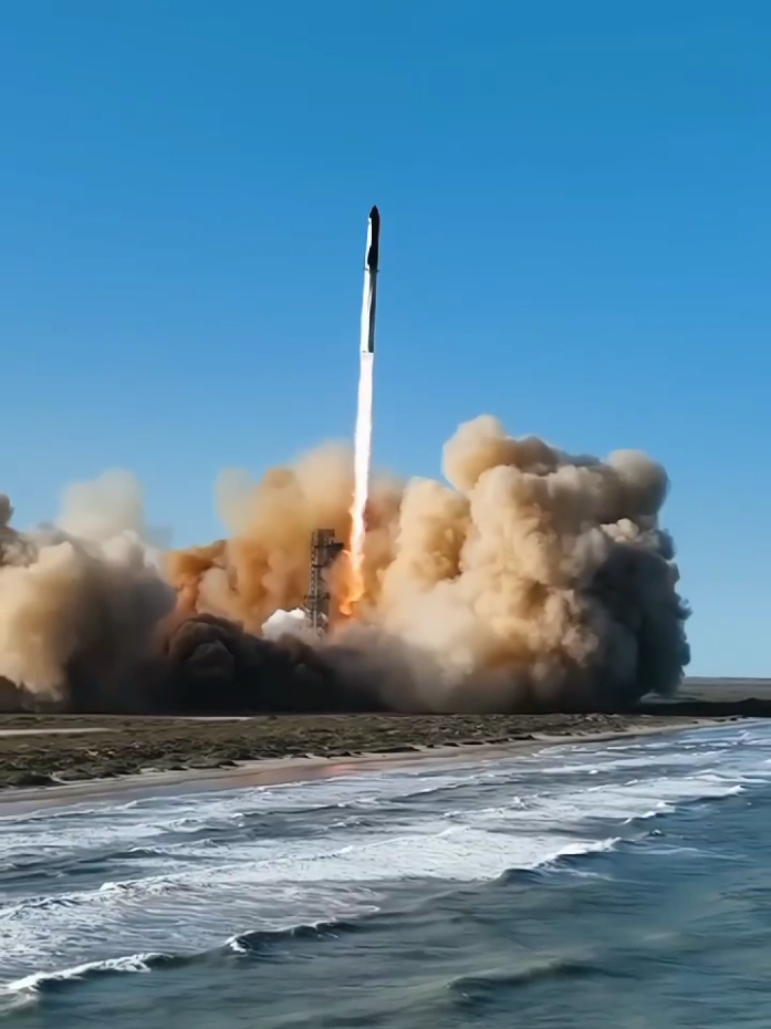 Elon Musk Big Rocket 🚀 Starship Flight 💯 🔥 #spacex #space #elonmusk #spaceflight #spacefans 
