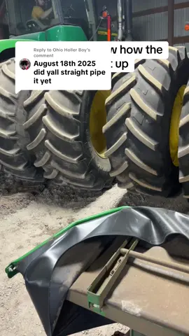 Replying to @Ohio Holler Boy it was fun while it lasted but it’s time to put it back to work #9530 #johndeere #straightpipe #foryou #farmtok 