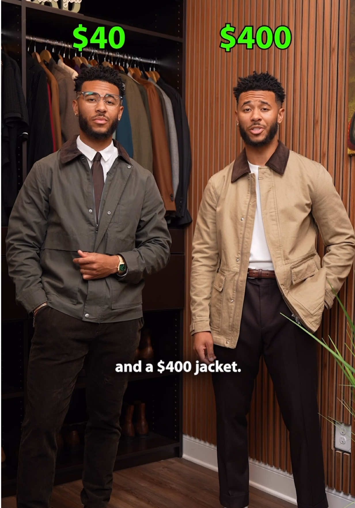 $40 vs $400 jacket @Walmart 