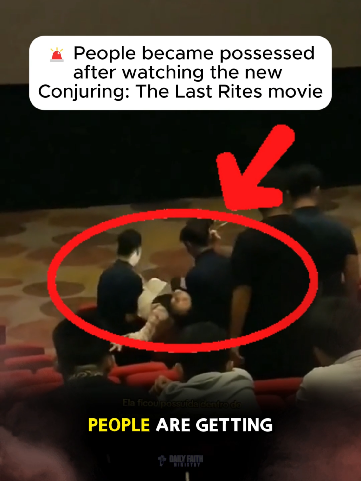 🚨 People became possessed after watching the new Conjuring: The Last Rites movie. #theconjuring #bible #holywater #godspower #jesuschrist