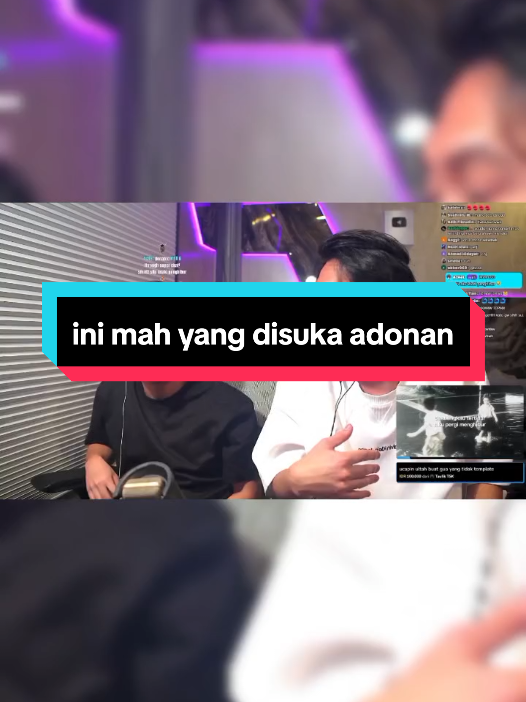 Yang satu kedemenan yang satu ketakutan ketauan sama inem #luckyadnan #aeronshikii #kamaradonan #clippers #meme 